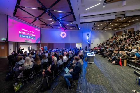 Image of the inside of the event - stage