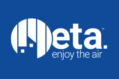 Enjoy The Air logo in blue and white